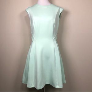 Ted Baker mint green scuba dress size 2